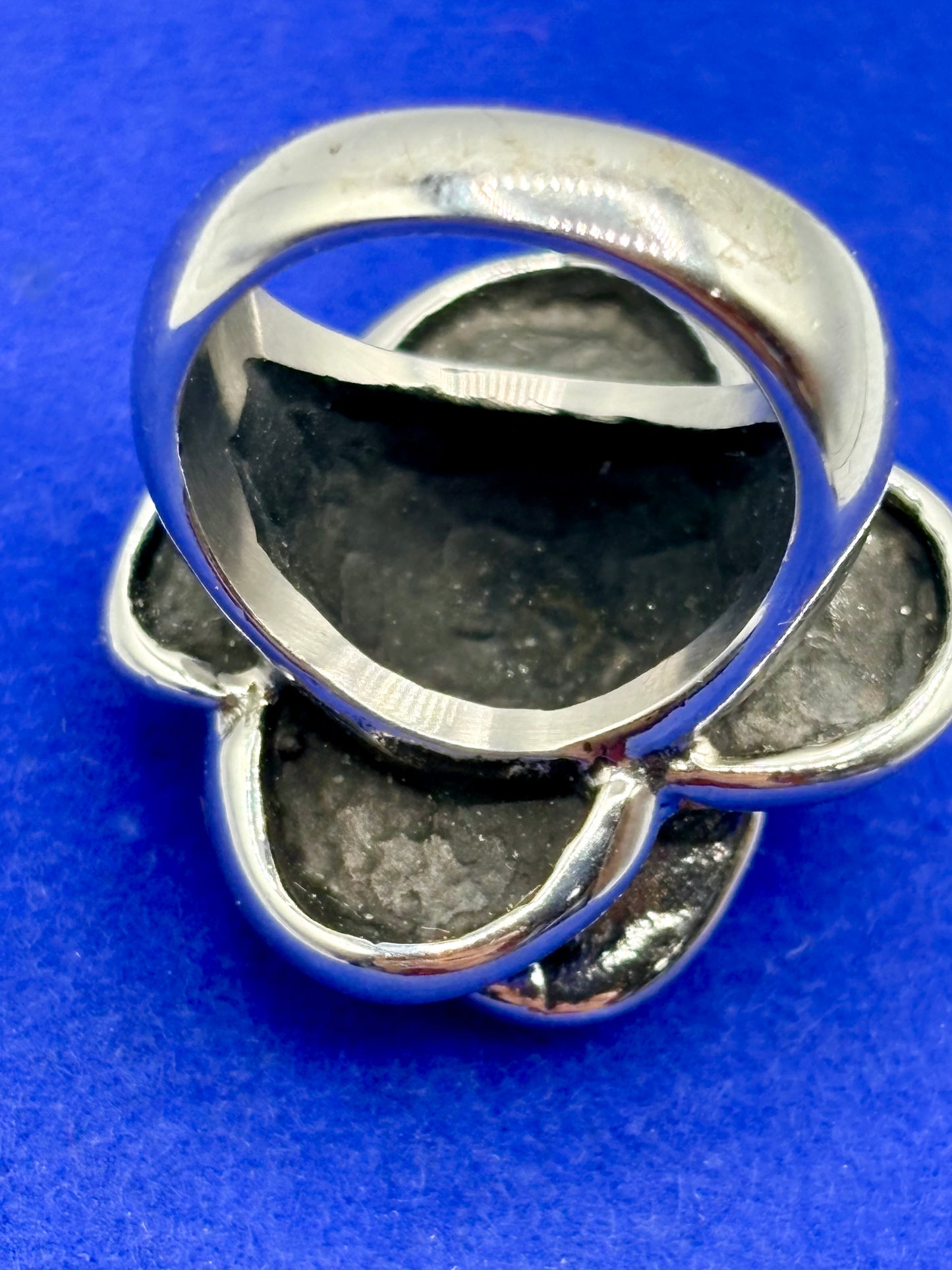 Stainless Steel Heavy Rose Ring