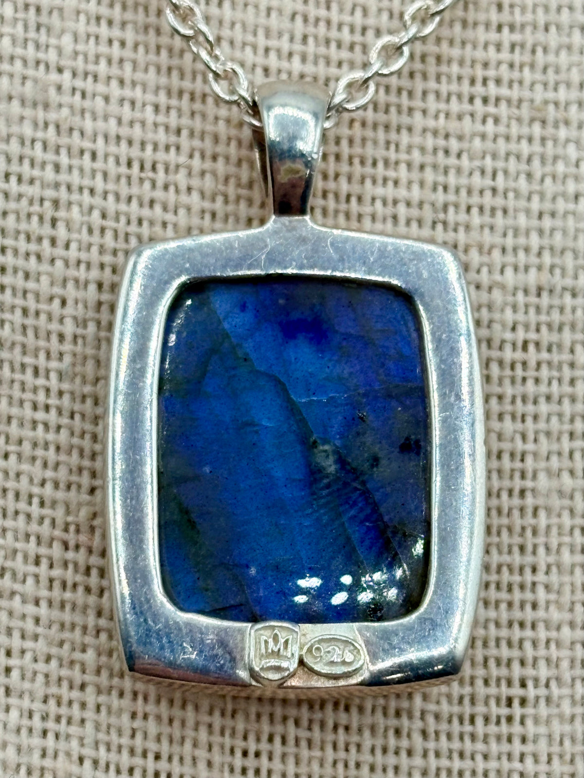 Sterling Silver Metalsmiths Labradorite Necklace