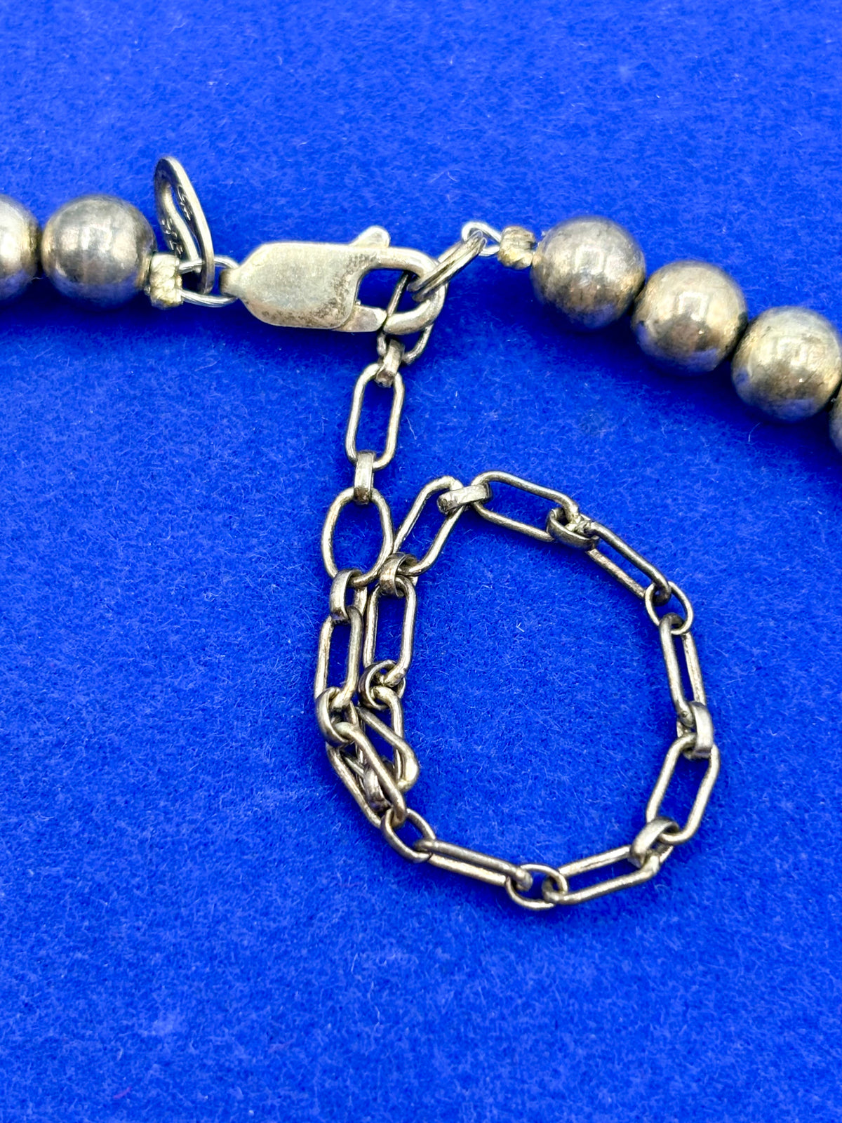 Sterling Silver Carolyn Pollack Native Graduated Gemstone Beaded Necklace