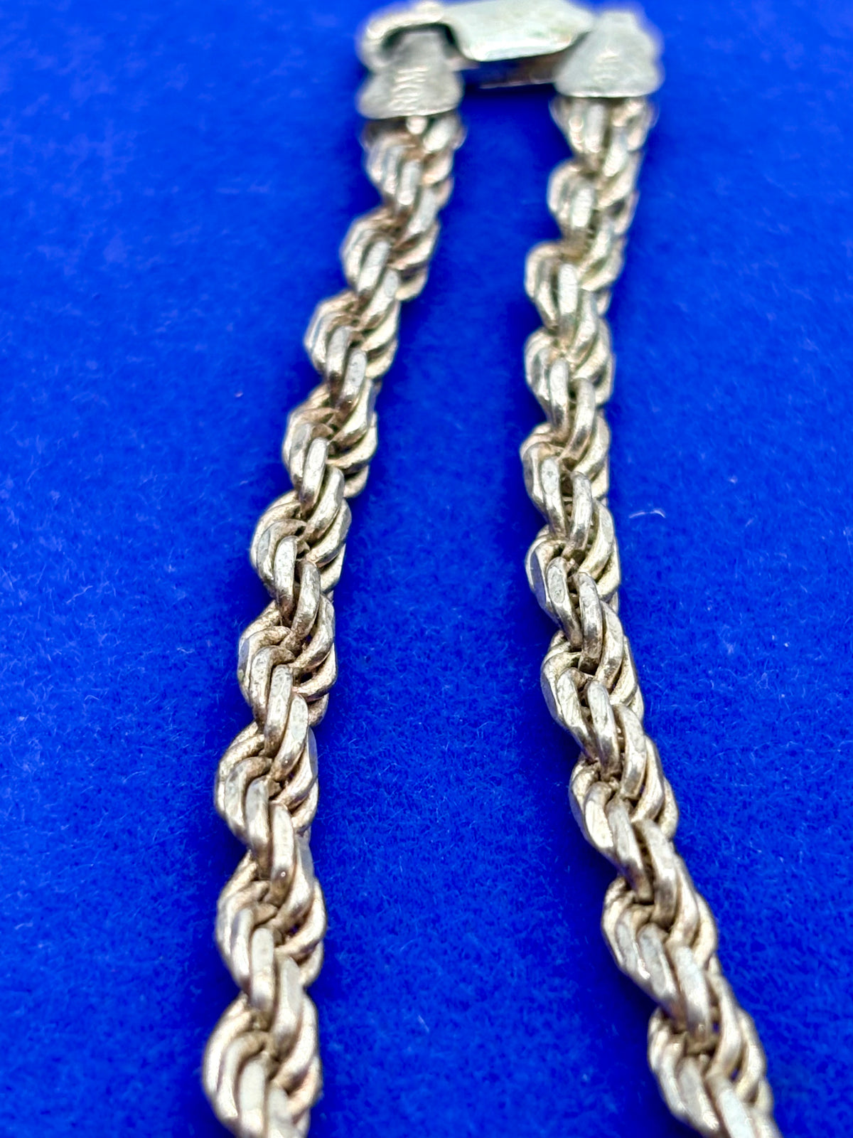 Sterling Silver RDM Rope Bracelet