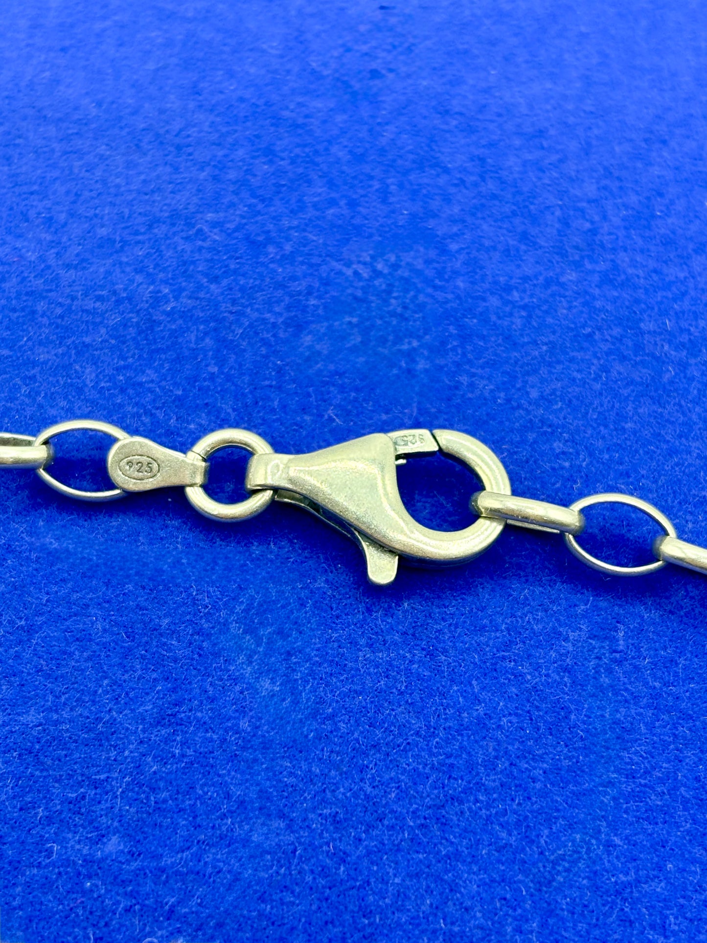 Sterling Silver Native Robert Shakey Purple Mojave Turquoise Lighting Bolt Necklace