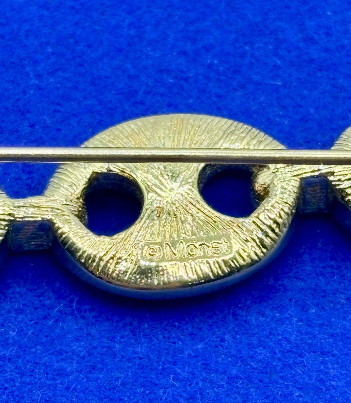Vintage Gold Tone Monet Brooch