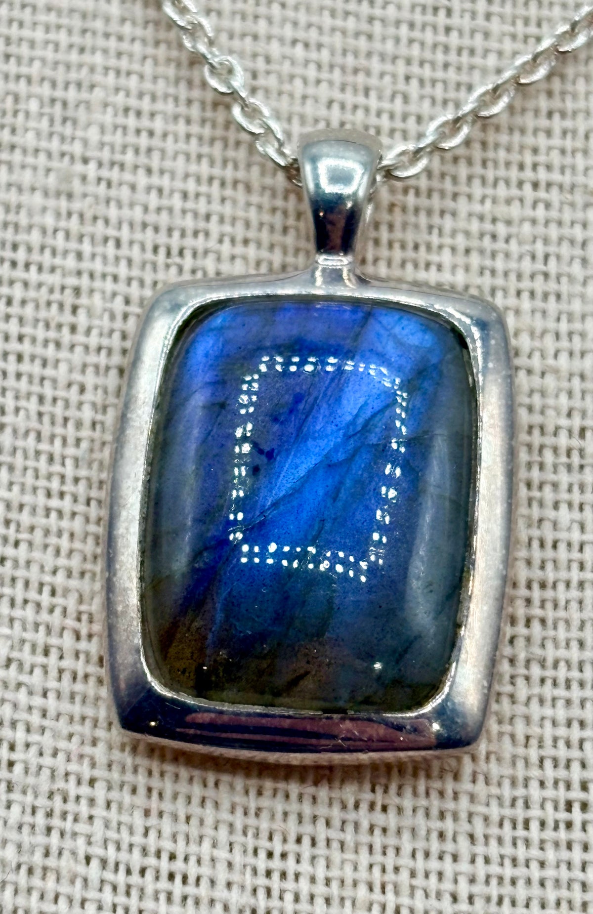 Sterling Silver Metalsmiths Labradorite Necklace