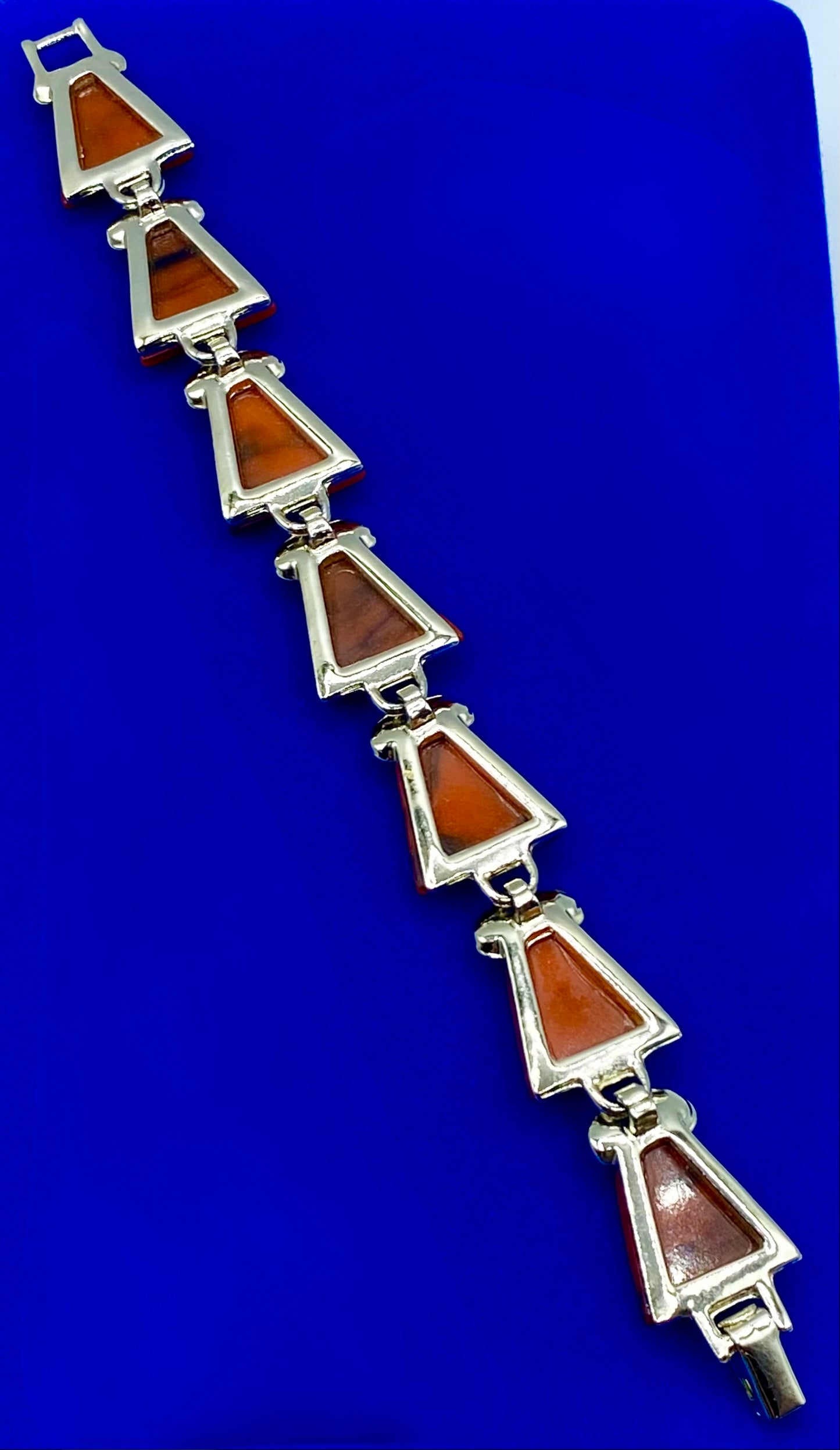 Vintage Bakelite Gold Tone Bracelet