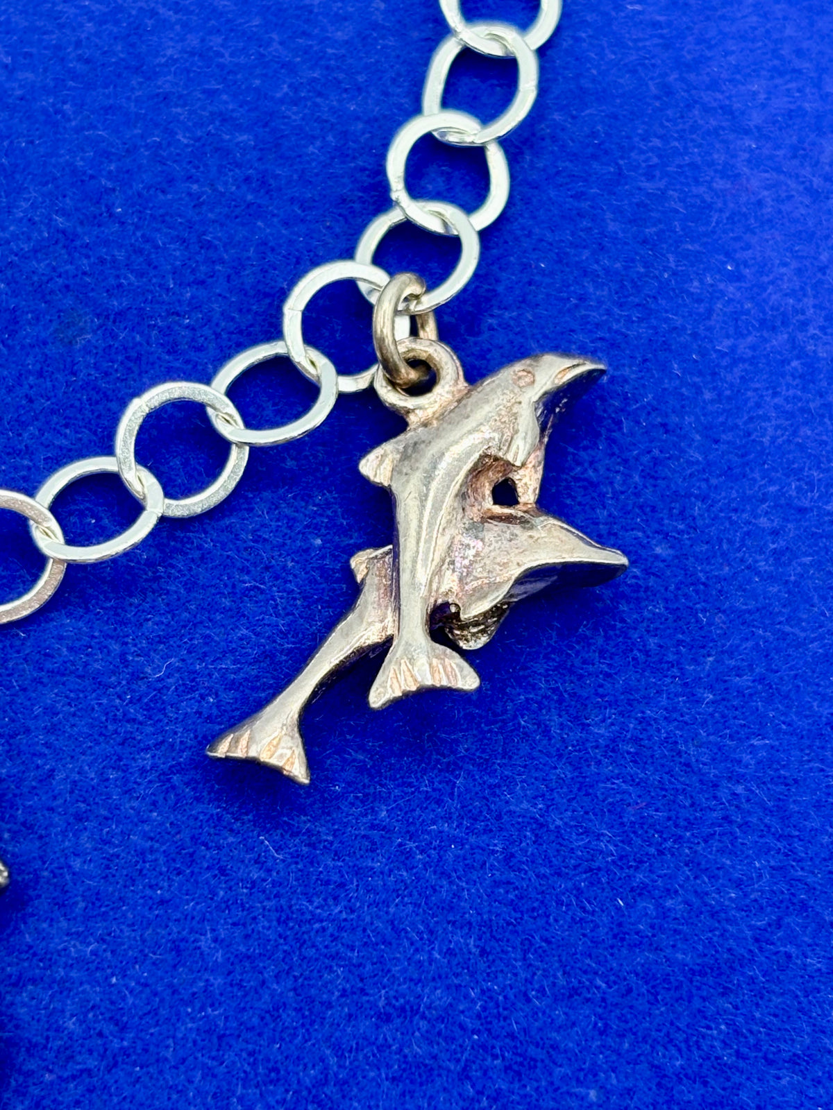 Vintage Sterling Silver Charm Bracelet