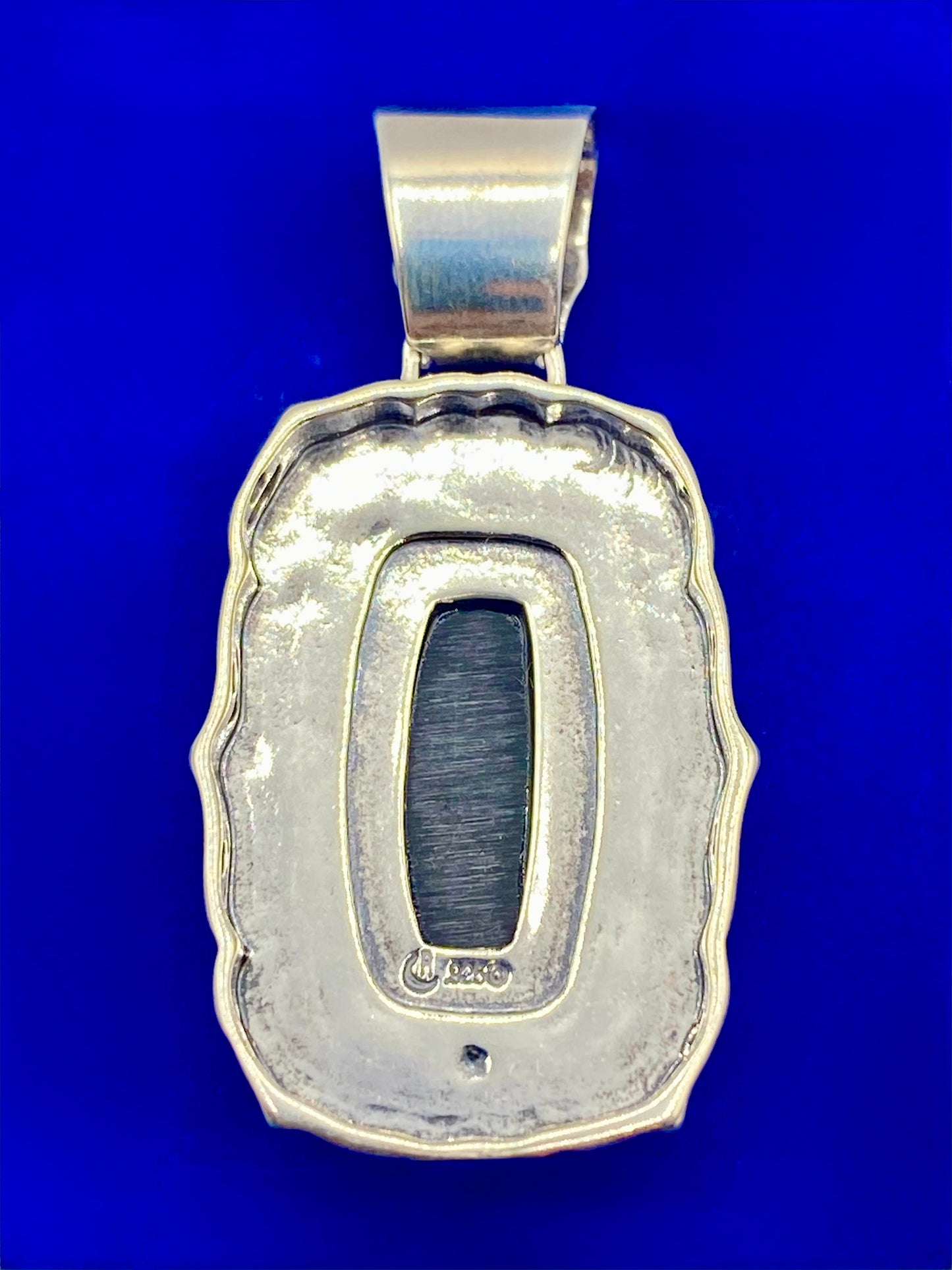 Sterling Silver Carolyn Pollack Relios Multi Gemstone Inlay Pendant