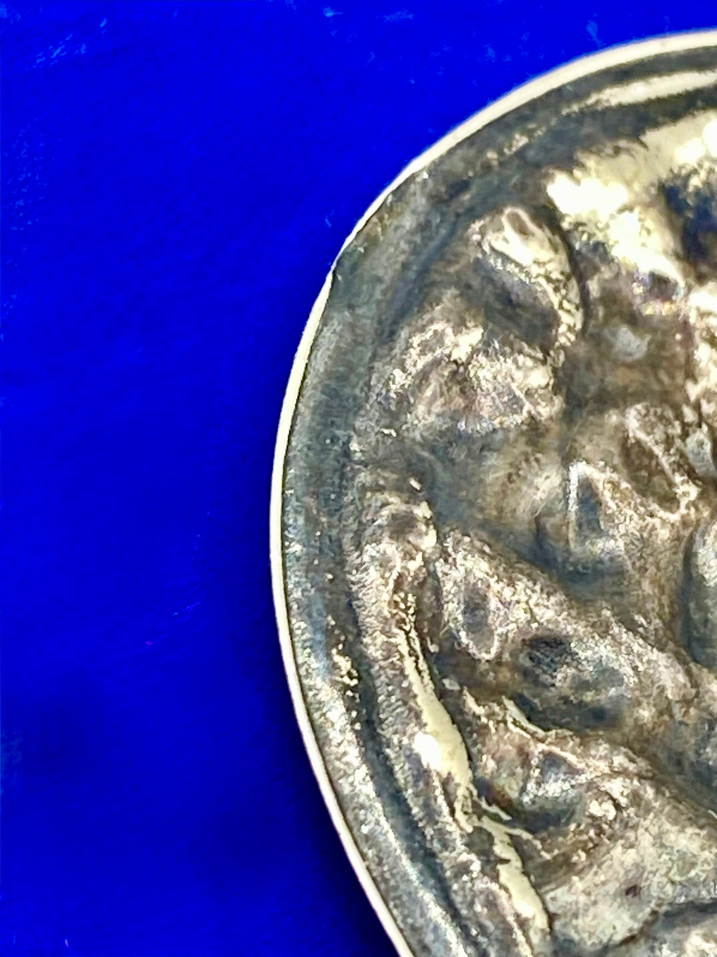 Vintage Silver Plate Denmark Whitetail Deer Brooch