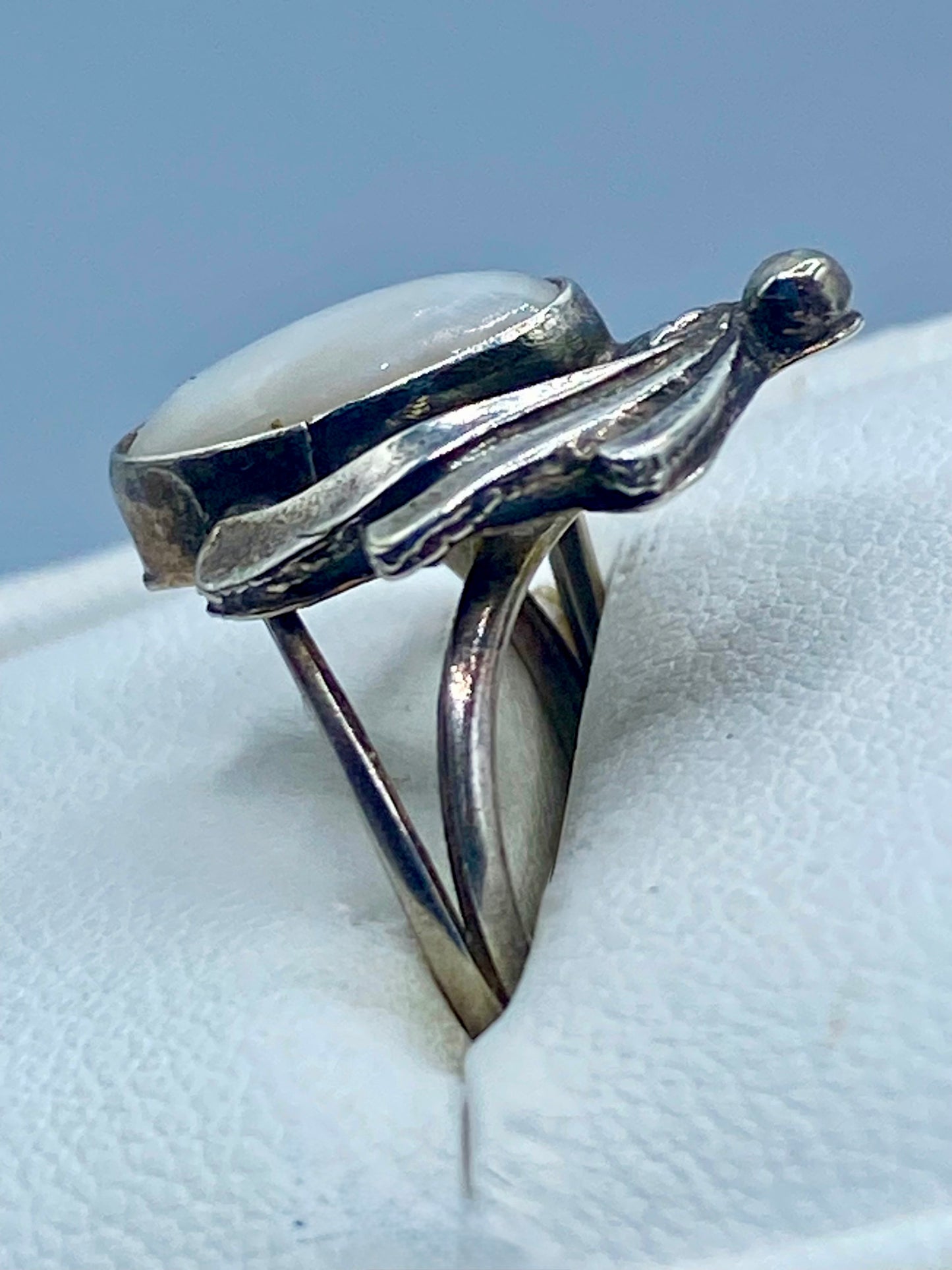 Sterling Silver Native MOP Ring