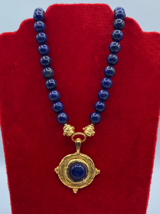Susan Shaw Lapis Necklace