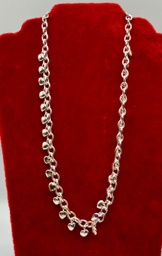 Sterling Silver NWT Ecclissi Heart Charm Necklace