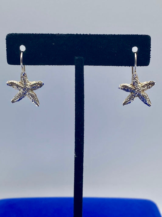 Sterling Silver Starfish Earrings