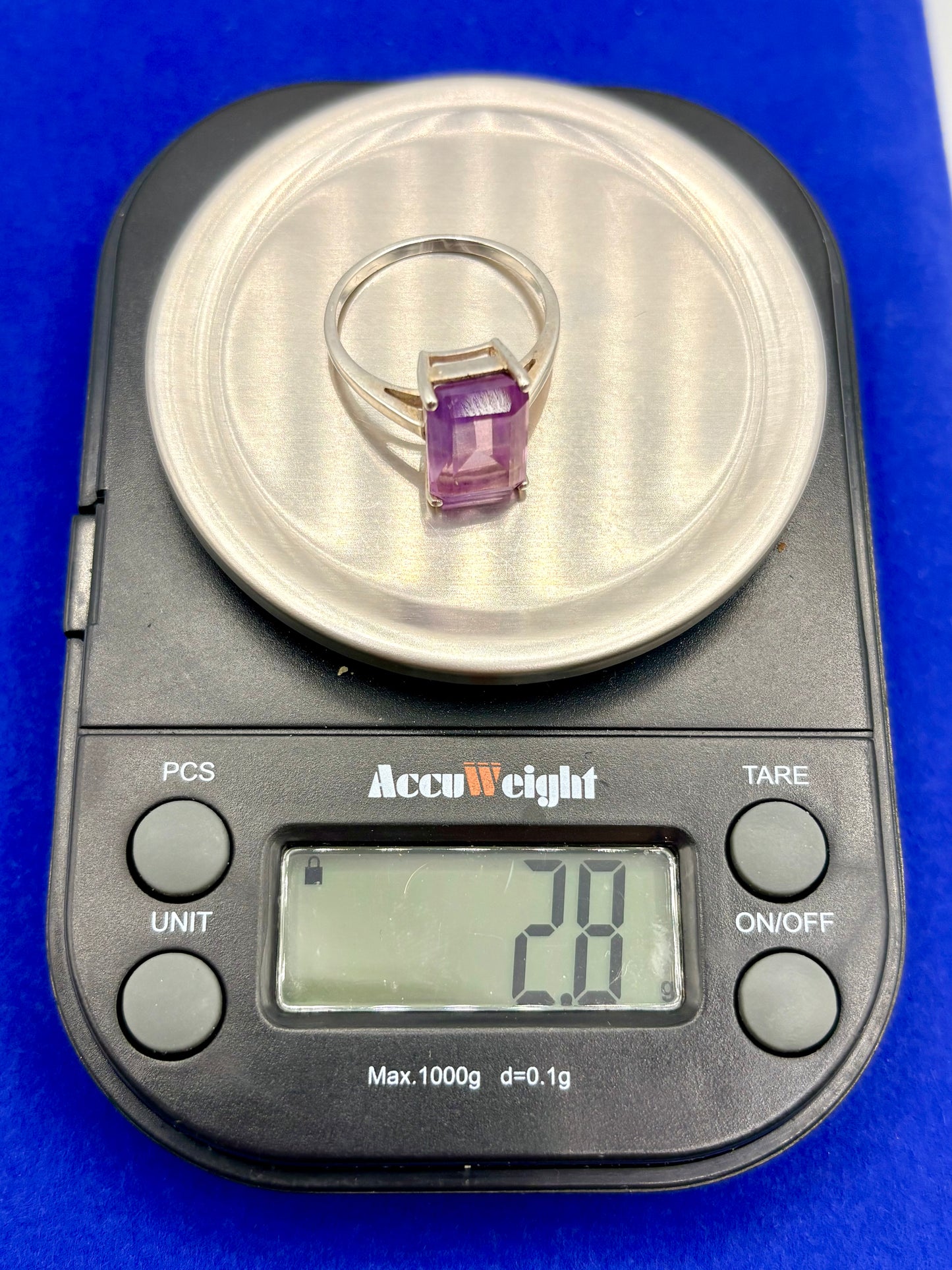 Sterling Silver Amethyst Ring