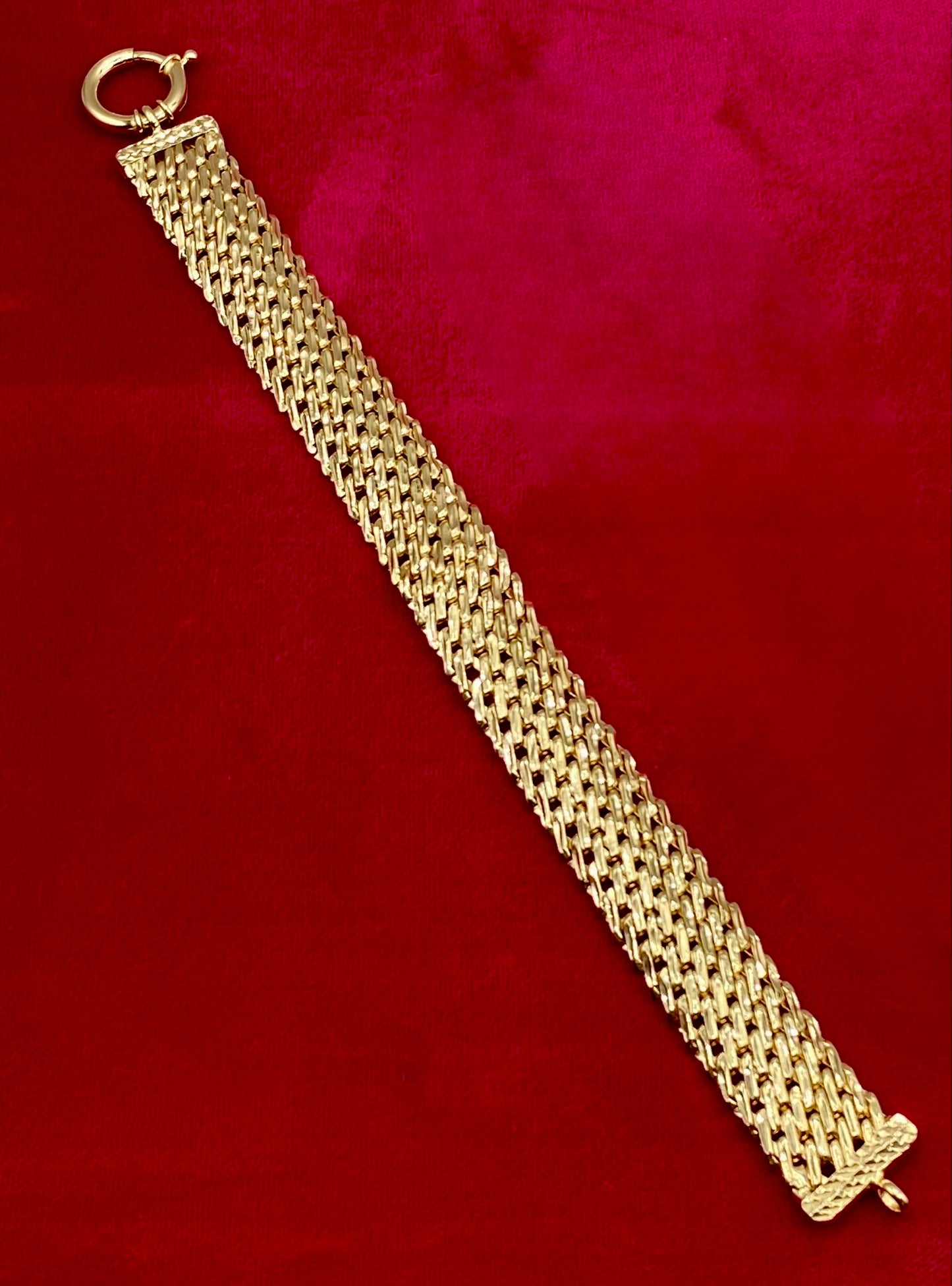 Sterling Silver Vermeil AK Turkey Mesh Bracelet