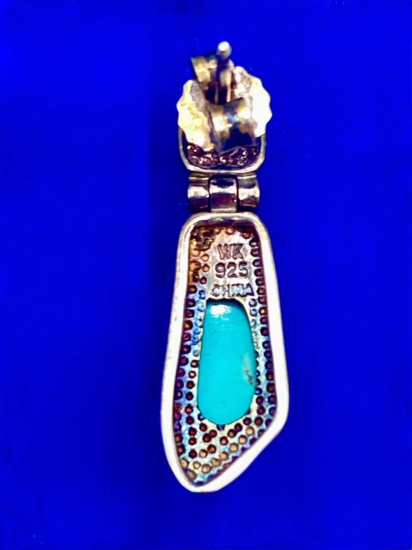 Sterling Silver Whitney Kelly Turquoise Earrings