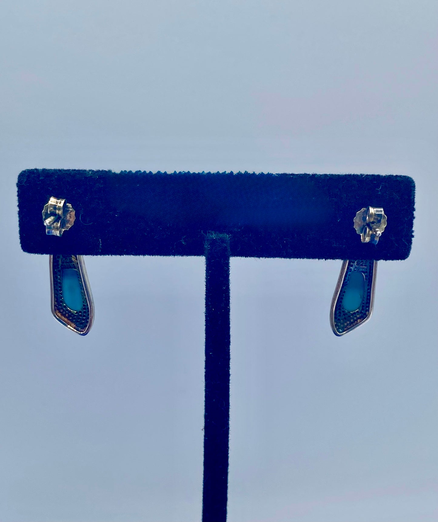 Sterling Silver Whitney Kelly Turquoise Earrings