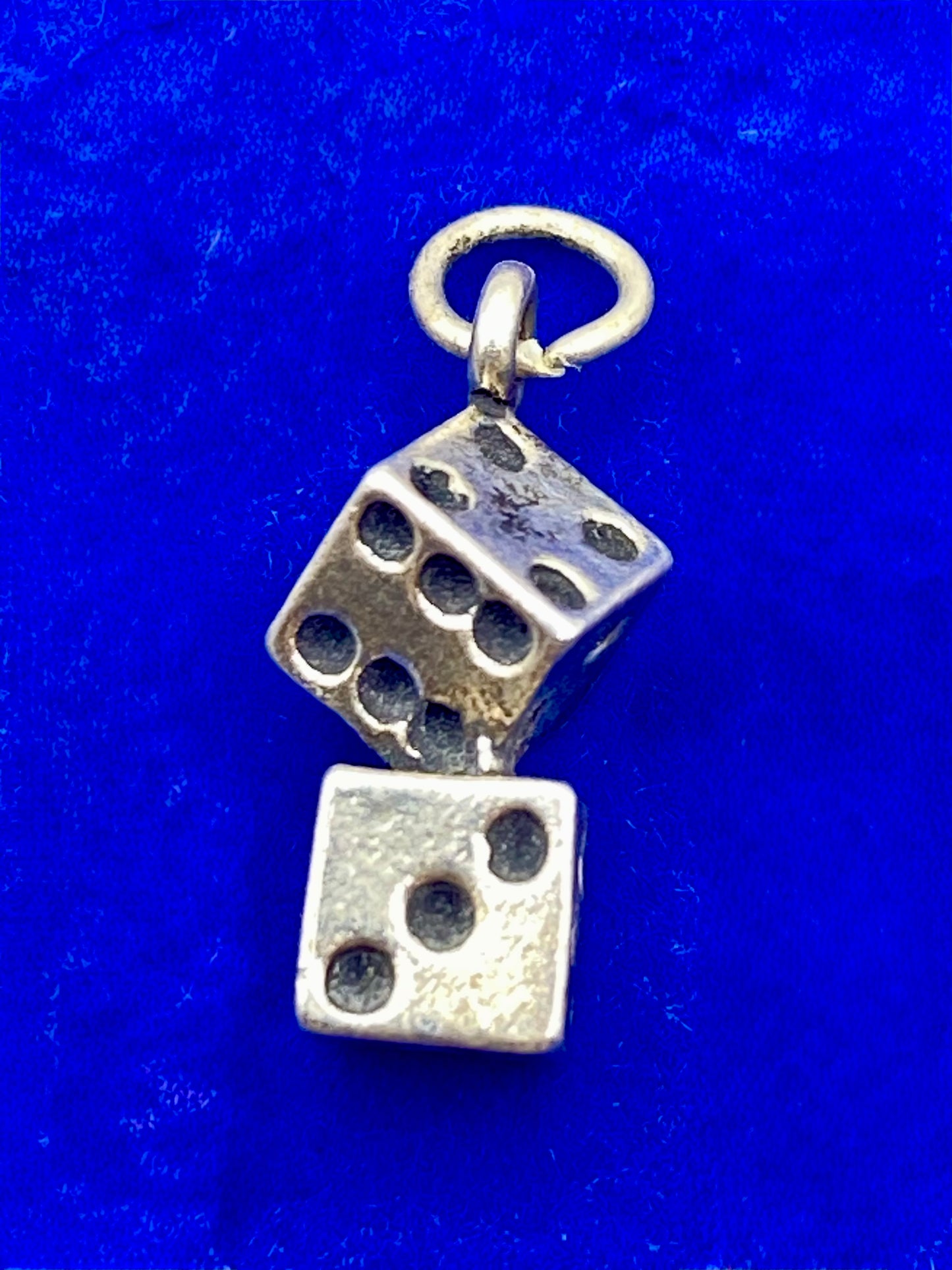 Sterling Silver Dice Charm