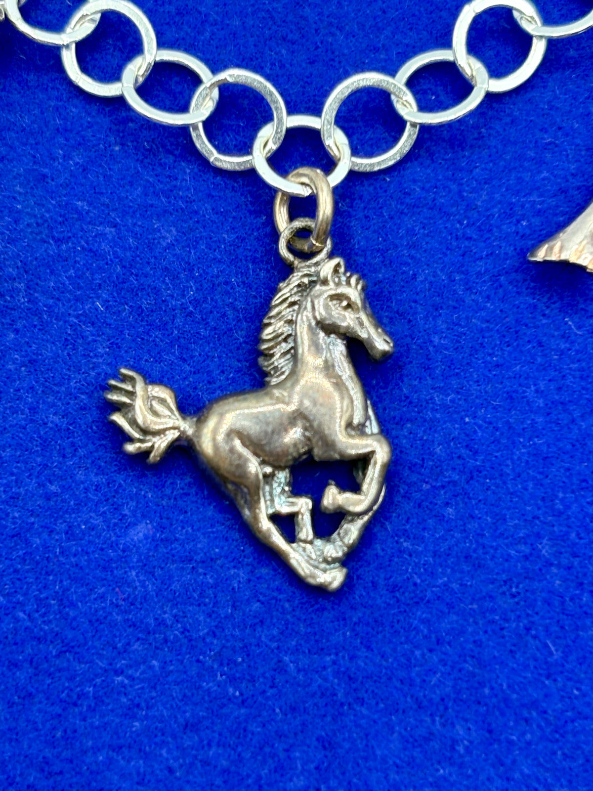 Vintage Sterling Silver Charm Bracelet