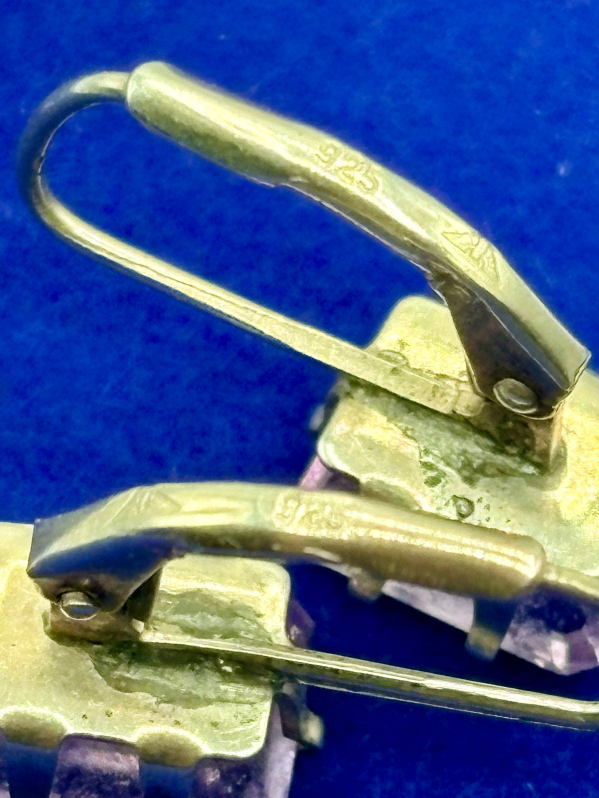 Sterling Silver Faceted Amethyst Earrings