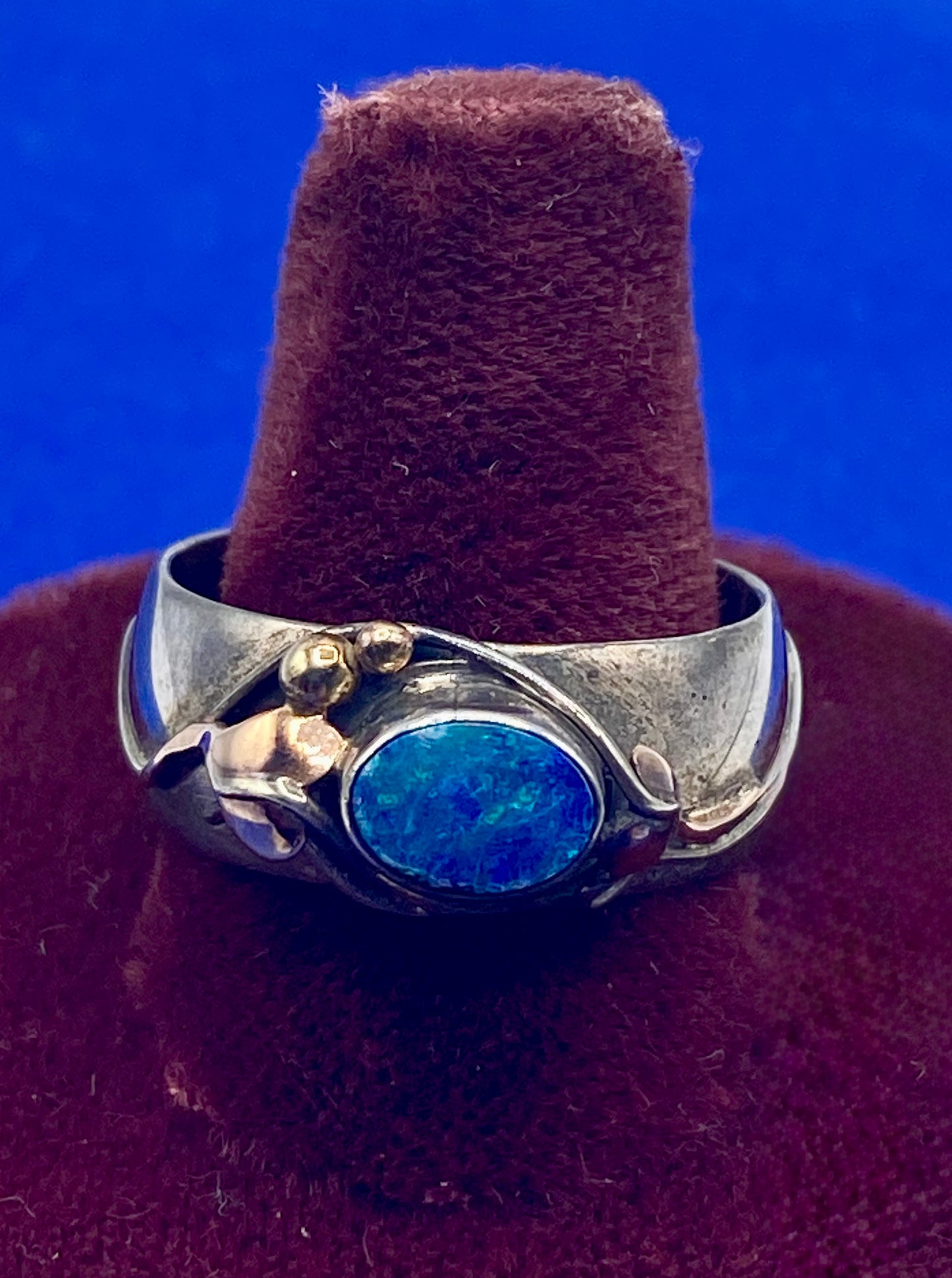 Sterling Silver Opal Artisan Ring