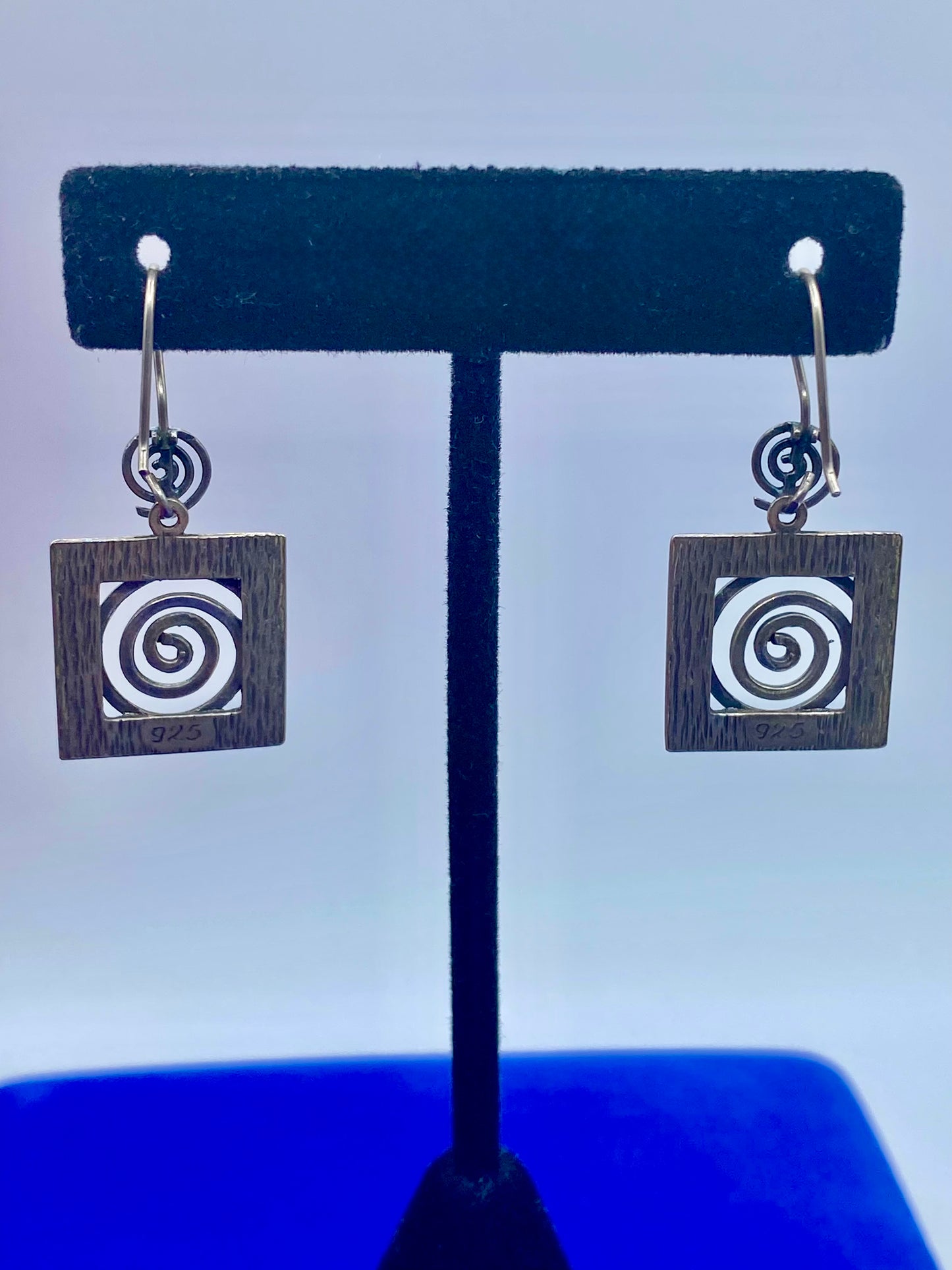Sterling Silver Spiral Earrings