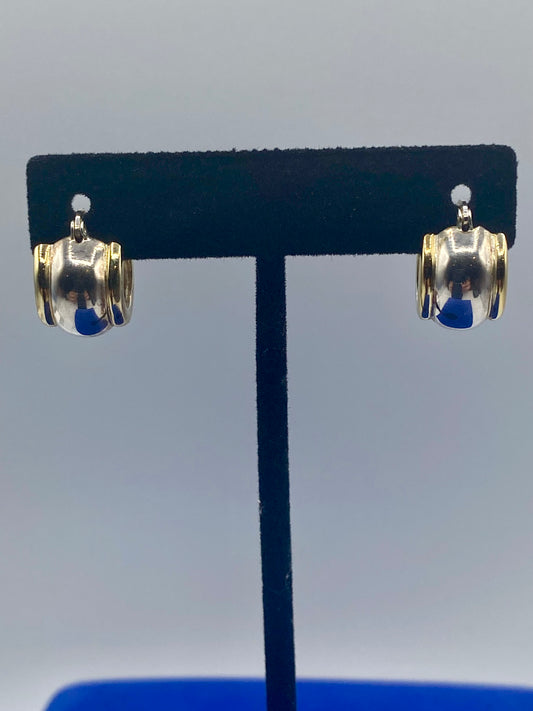 Sterling Silver Dainty Vermeil Hoop Earrings