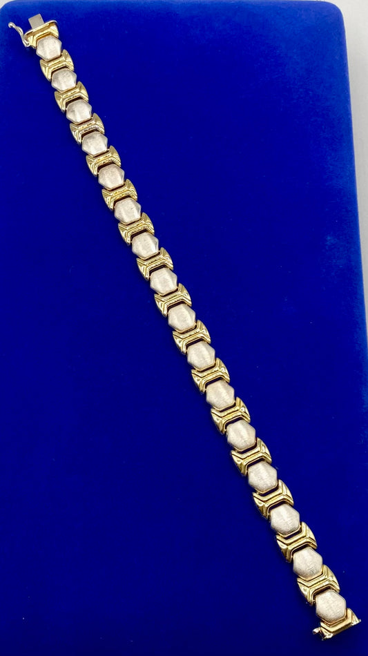 Sterling Silver & Vermeil IBB Italy Bracelet