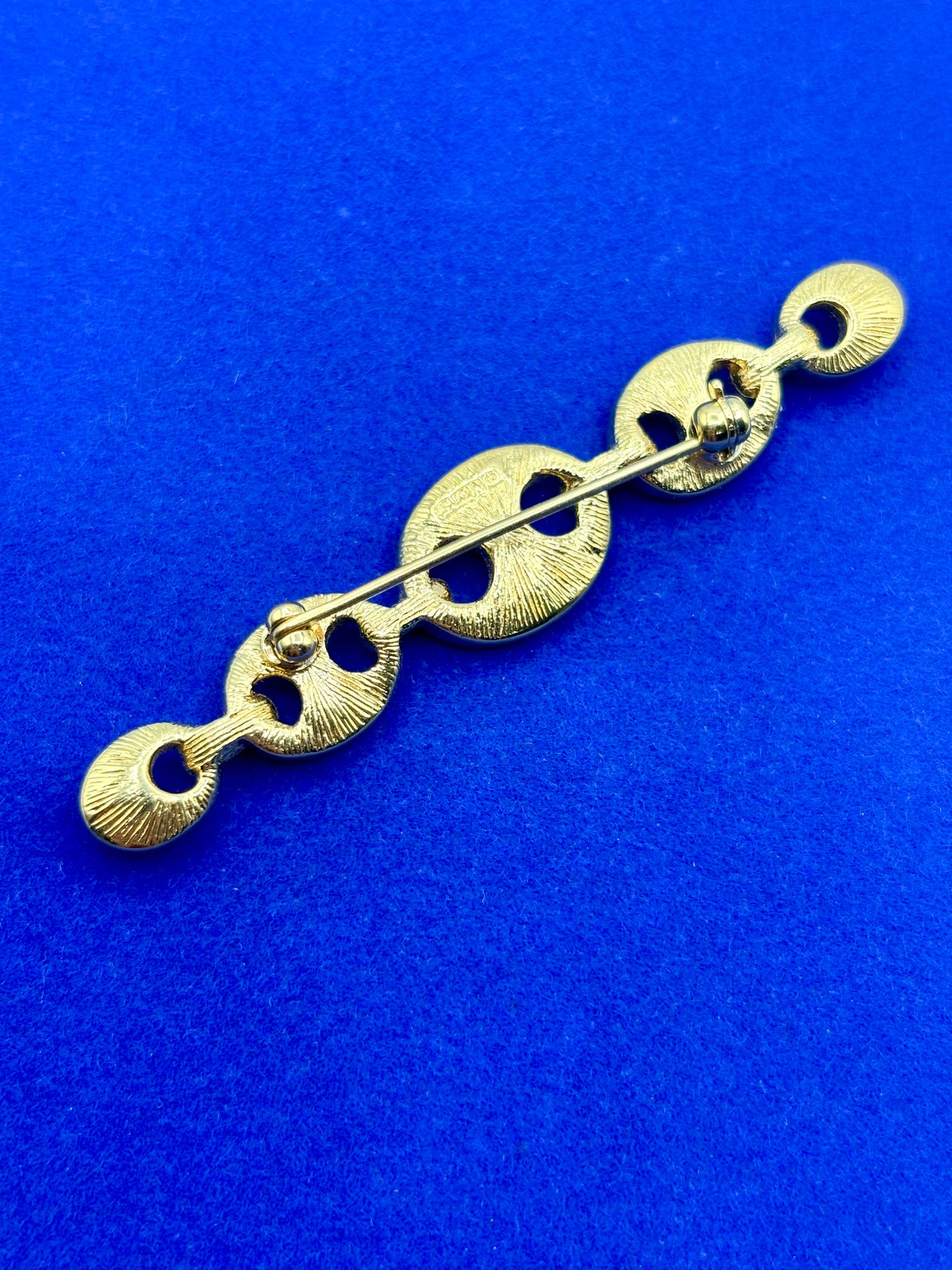 Vintage Gold Tone Monet Brooch