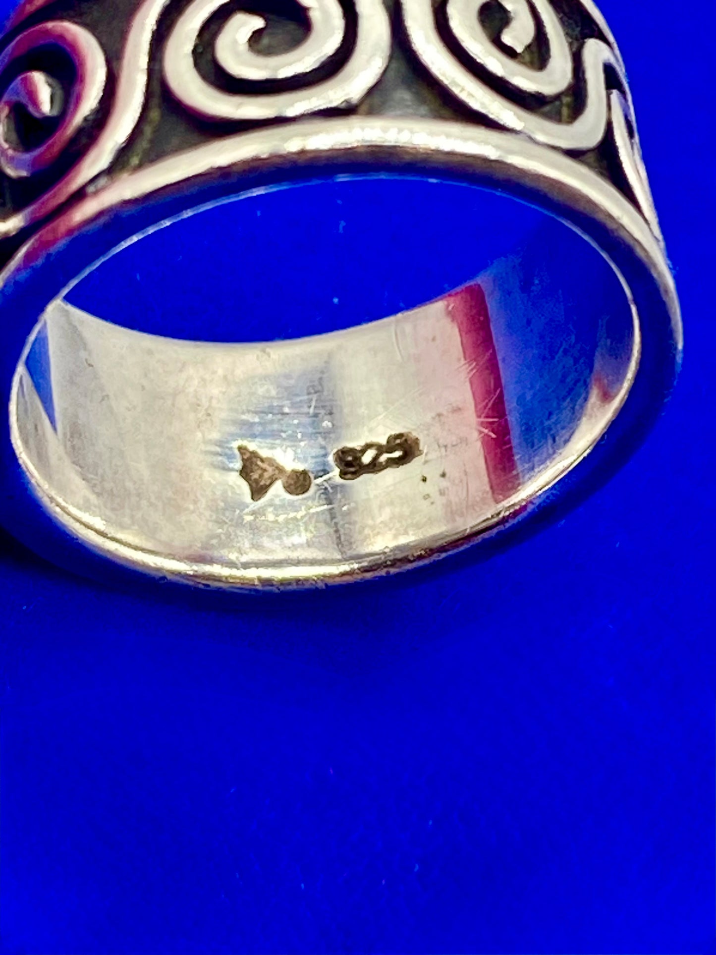 Retired Silpada CZ Swirl Ring
