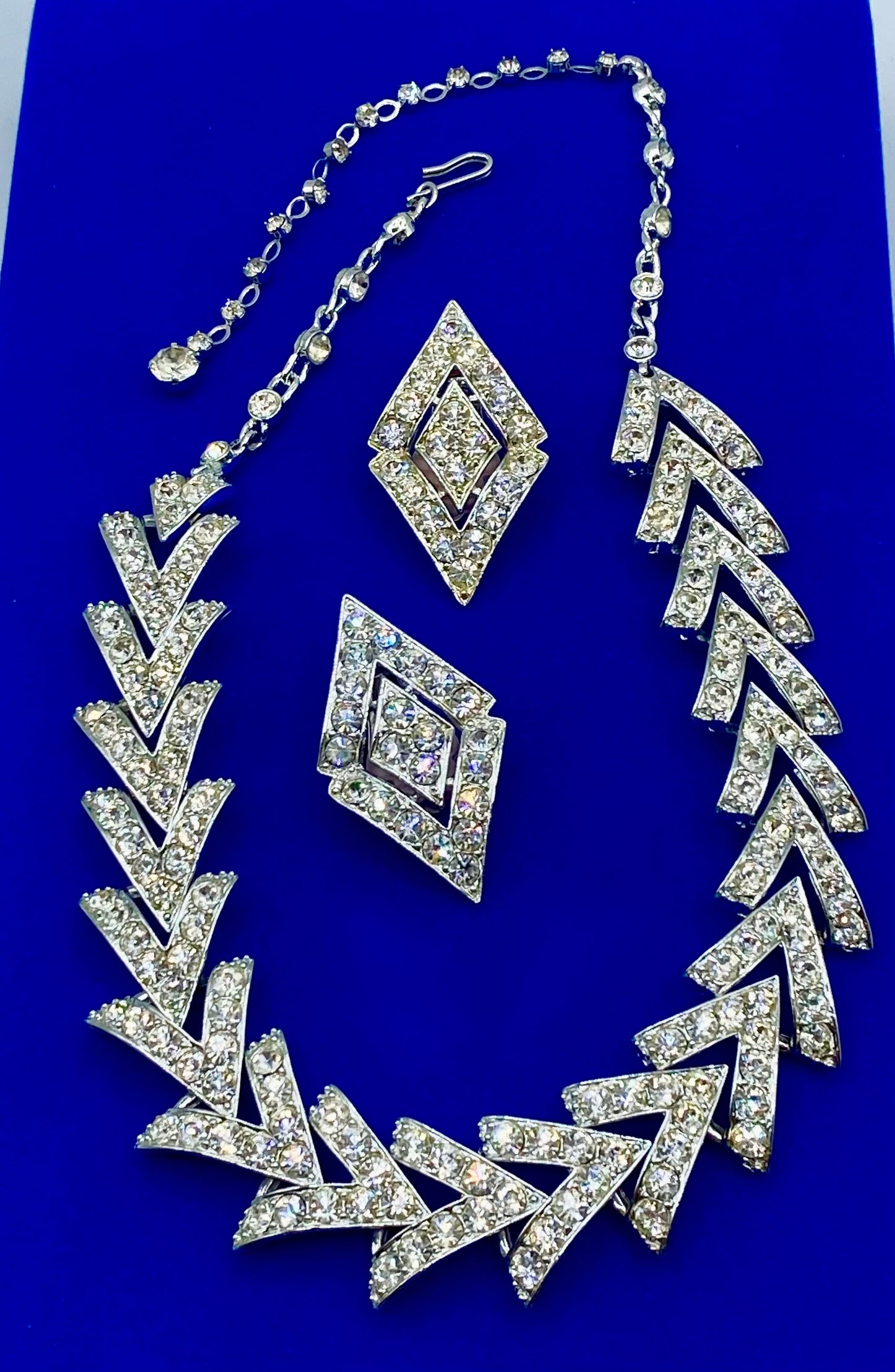 Vintage Silver Tone Sarah Coventry “Parisienne Nights” Jewelry Set