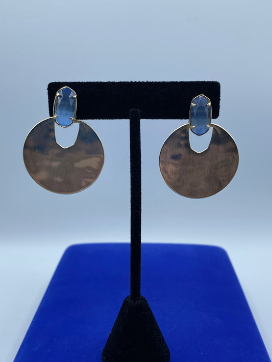 Kendra Scott Periwinkle Cats Eye Earrings