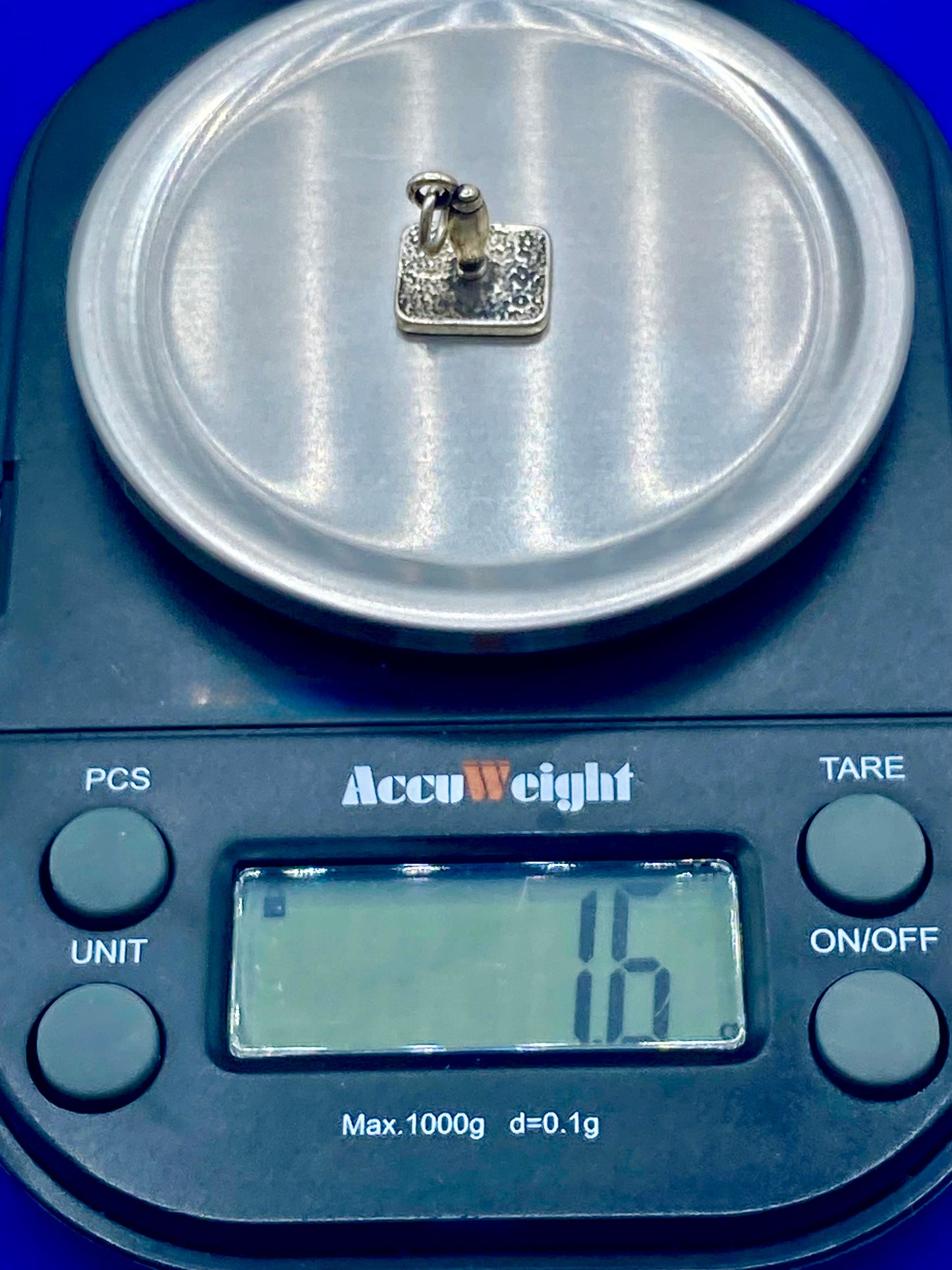 Sterling Silver “I Love You” Stamp Charm