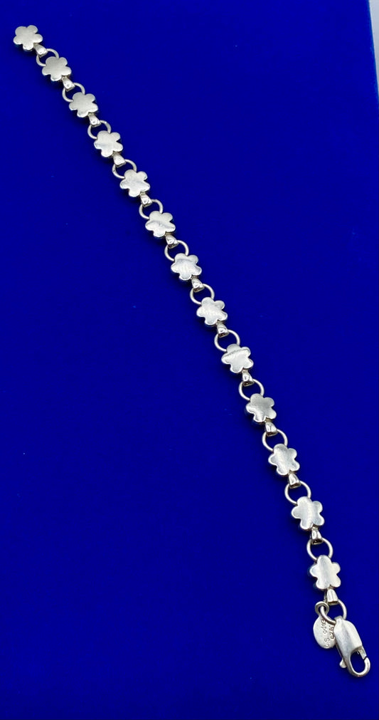 Joseph Esposito ESPO Sterling Silver Floral Bracelet