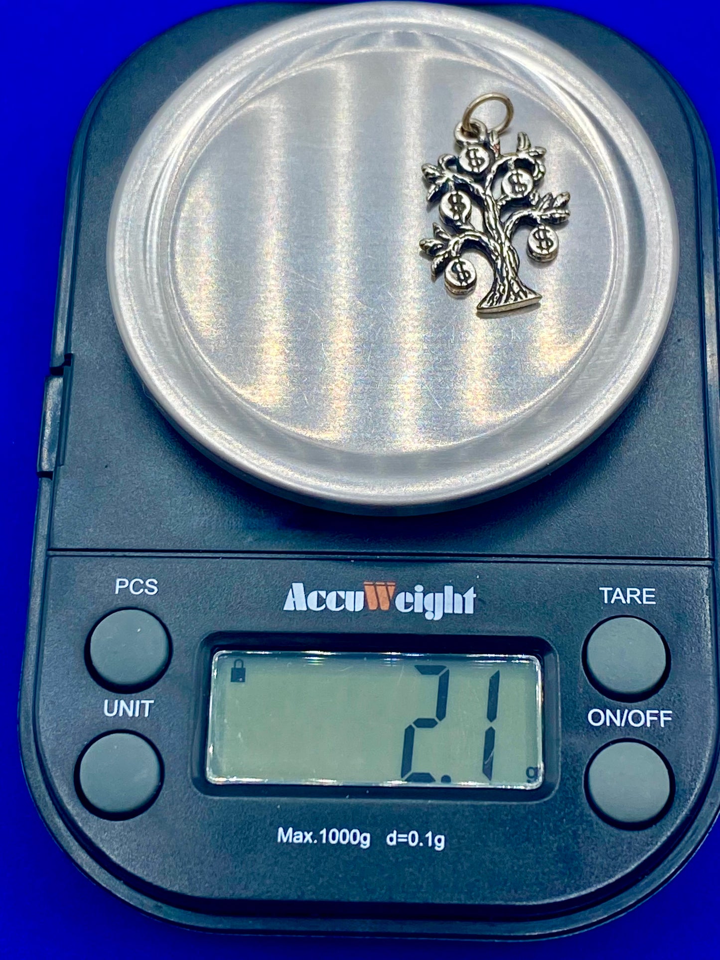 Sterling Silver Money Tree Charm