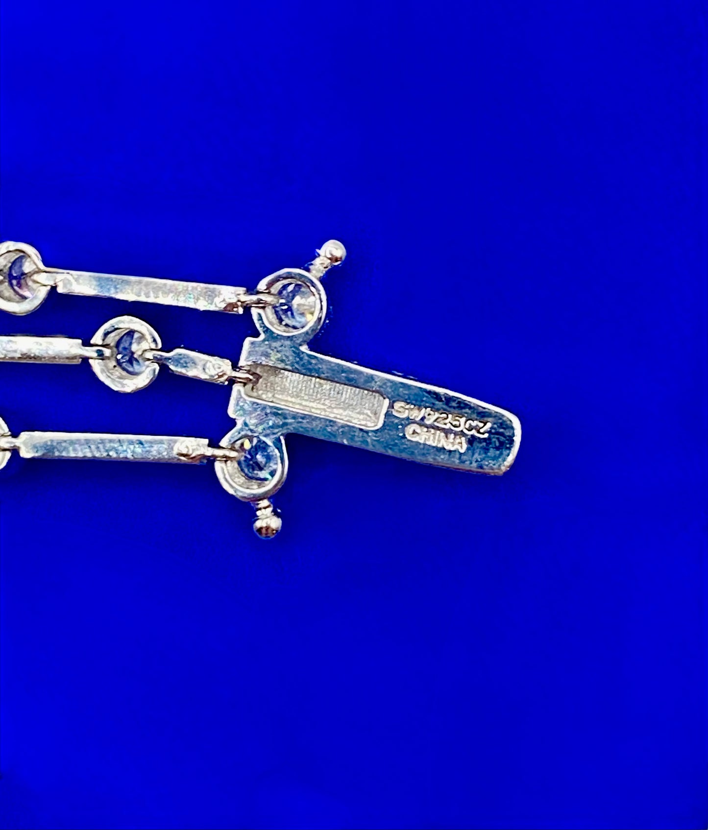 Sterling Silver CZ Multi Strand Tennis Bracelet