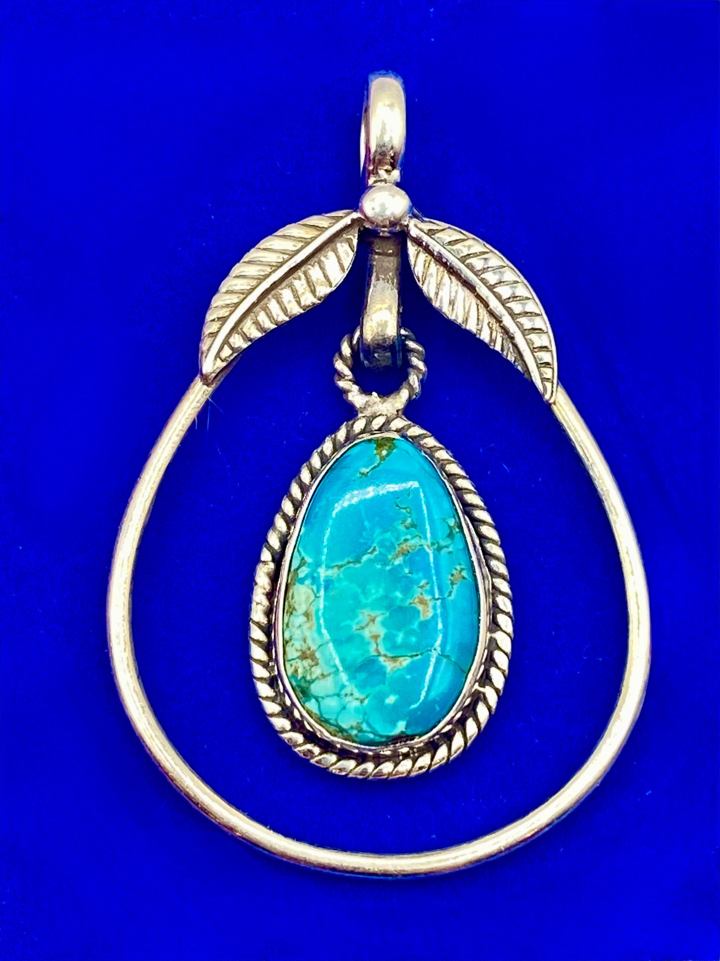 Sterling Silver Turquoise Pendant