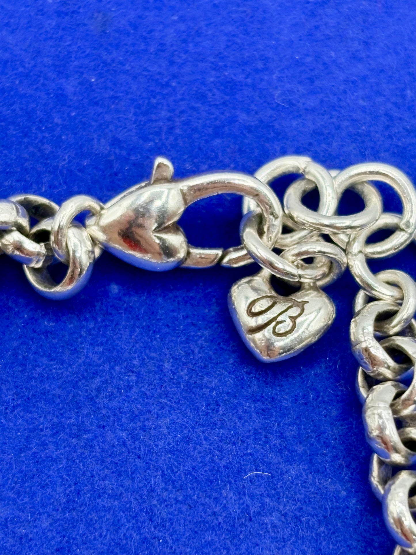 Silver Tone Brighton Illinois Themed Charm Bracelet
