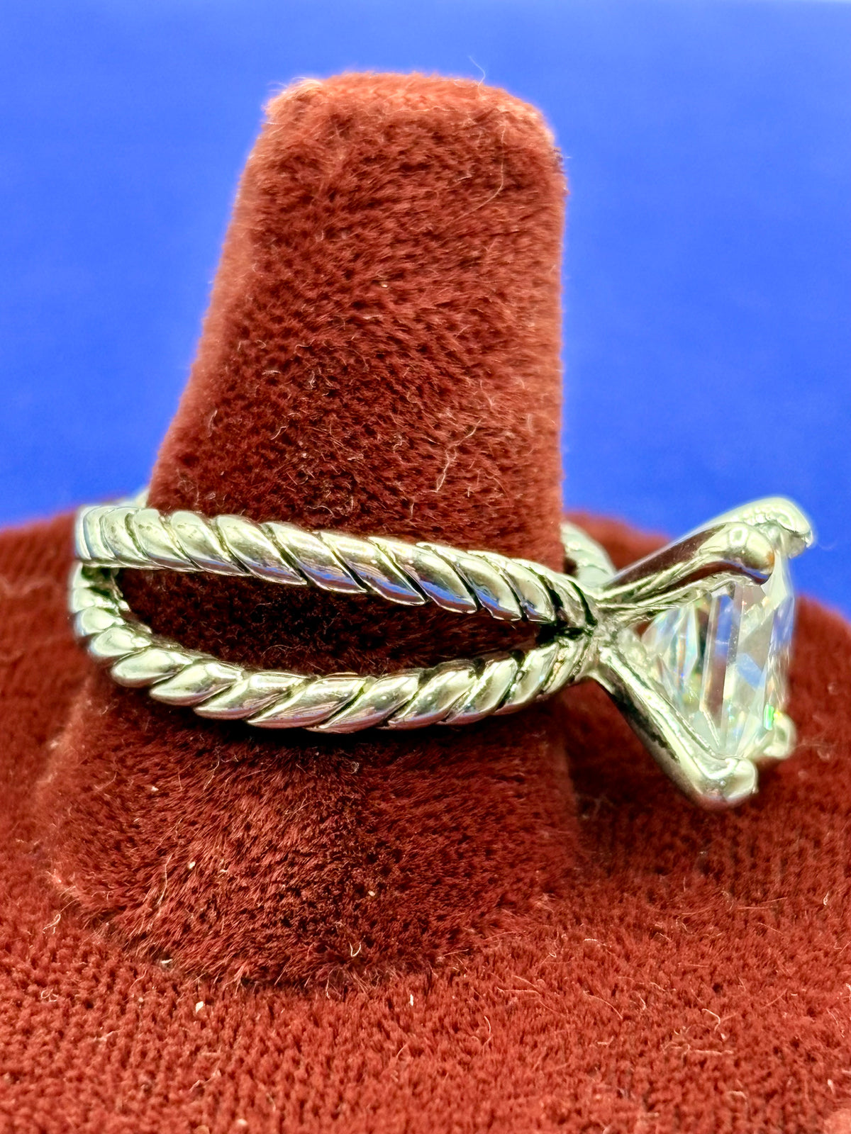 Premier Designs “Lena” CZ Silver Tone Ring