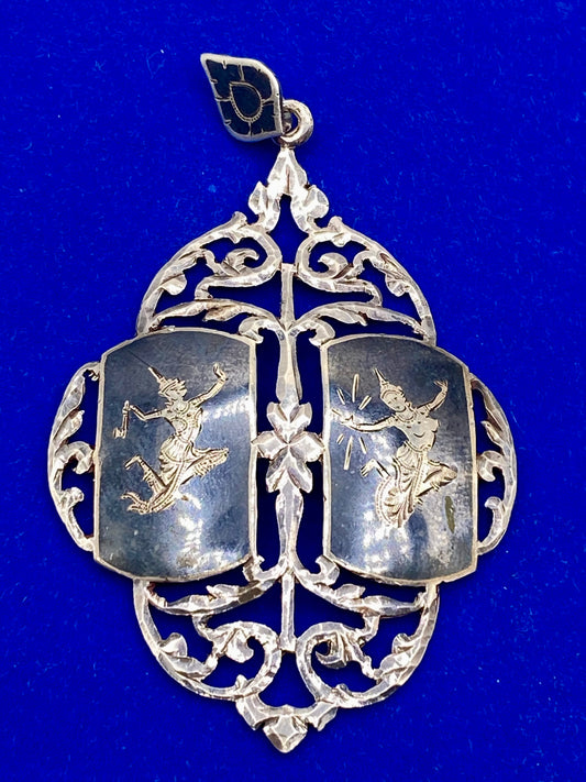 Vintage Siam Sterling Silver Pendant