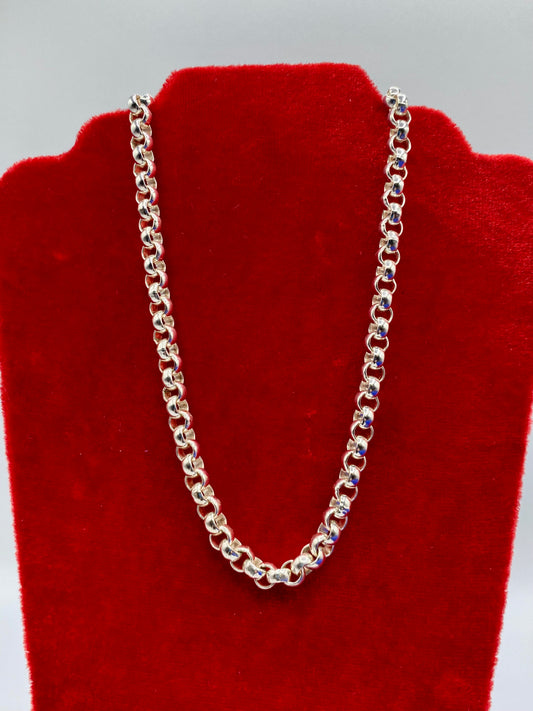 Heavy Sterling Silver Rolo Chain