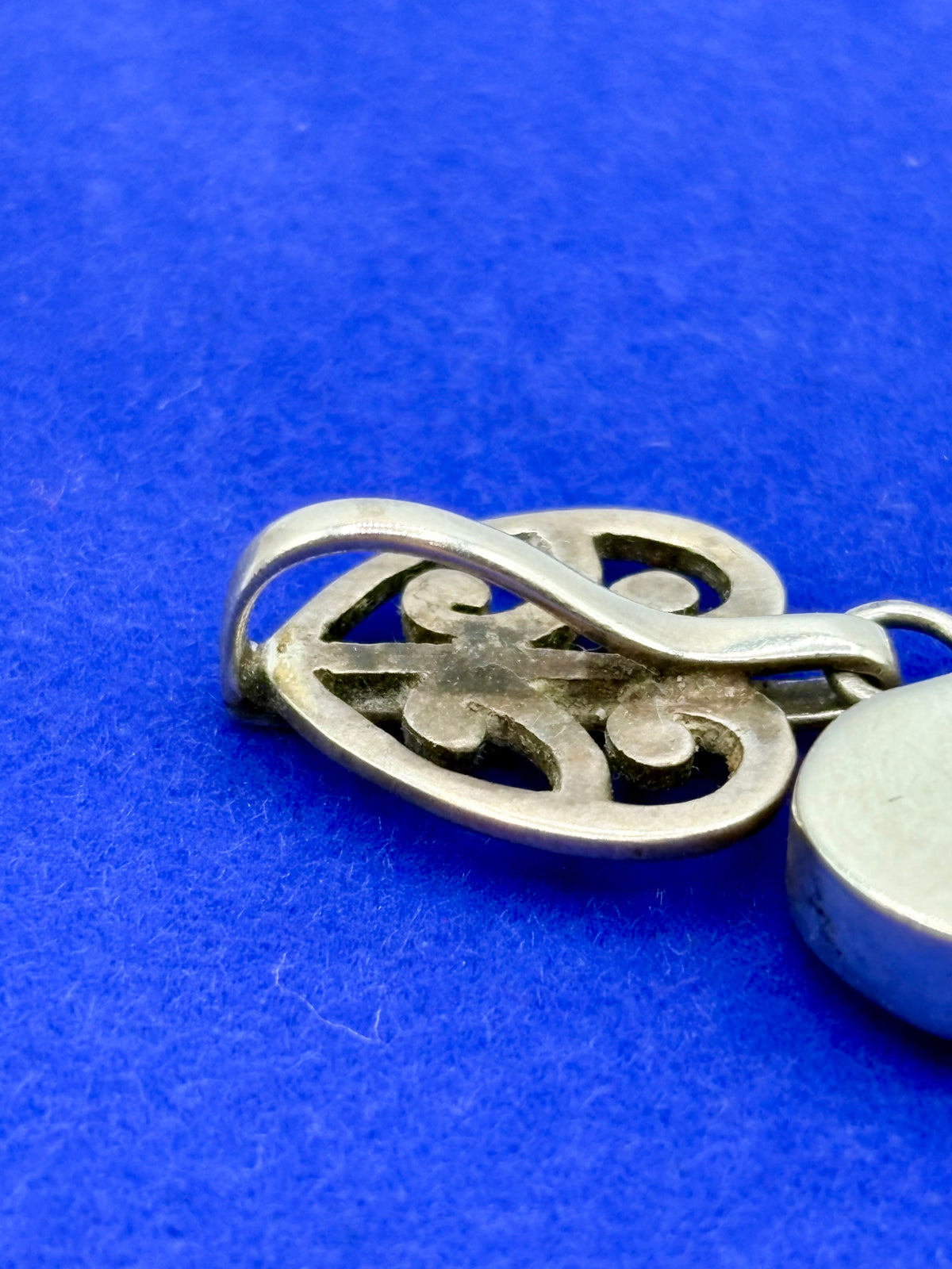 Sterling Silver Zealandia Stone Heart Pendant