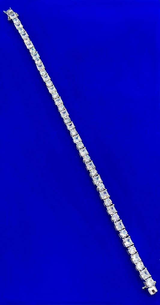 Sterling Silver CZ Tennis Bracelet