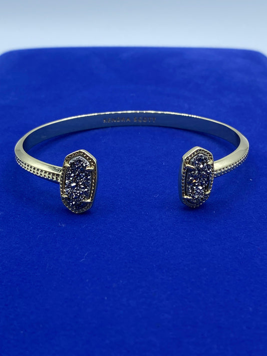 Kendra Scott Druzy Gold Tone Cuff Bracelet