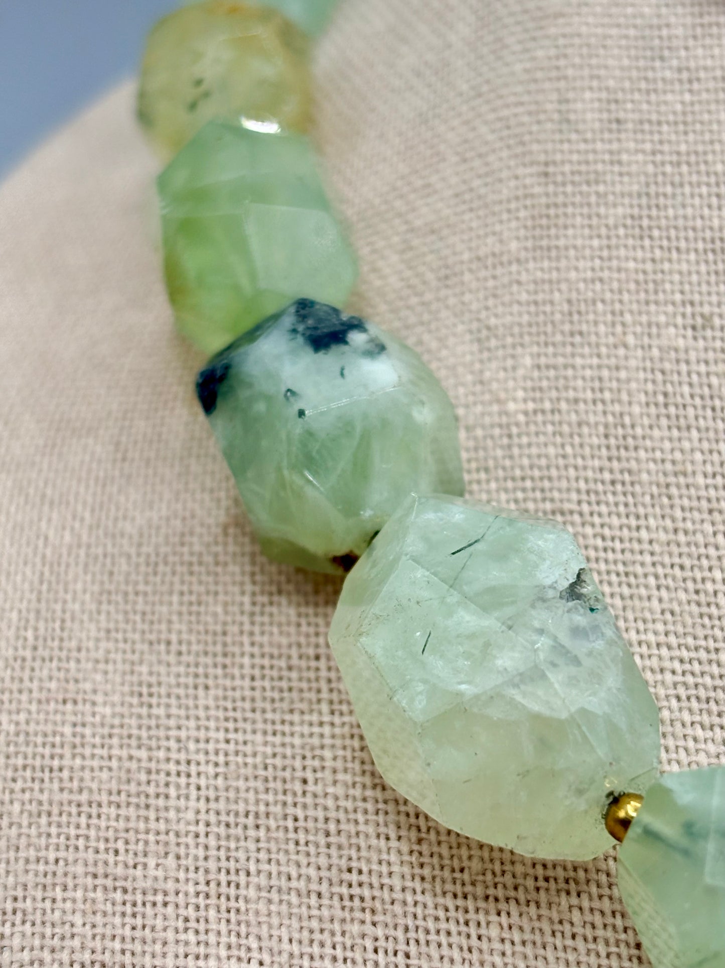 Ann Ashley Prehnite Stone Necklace