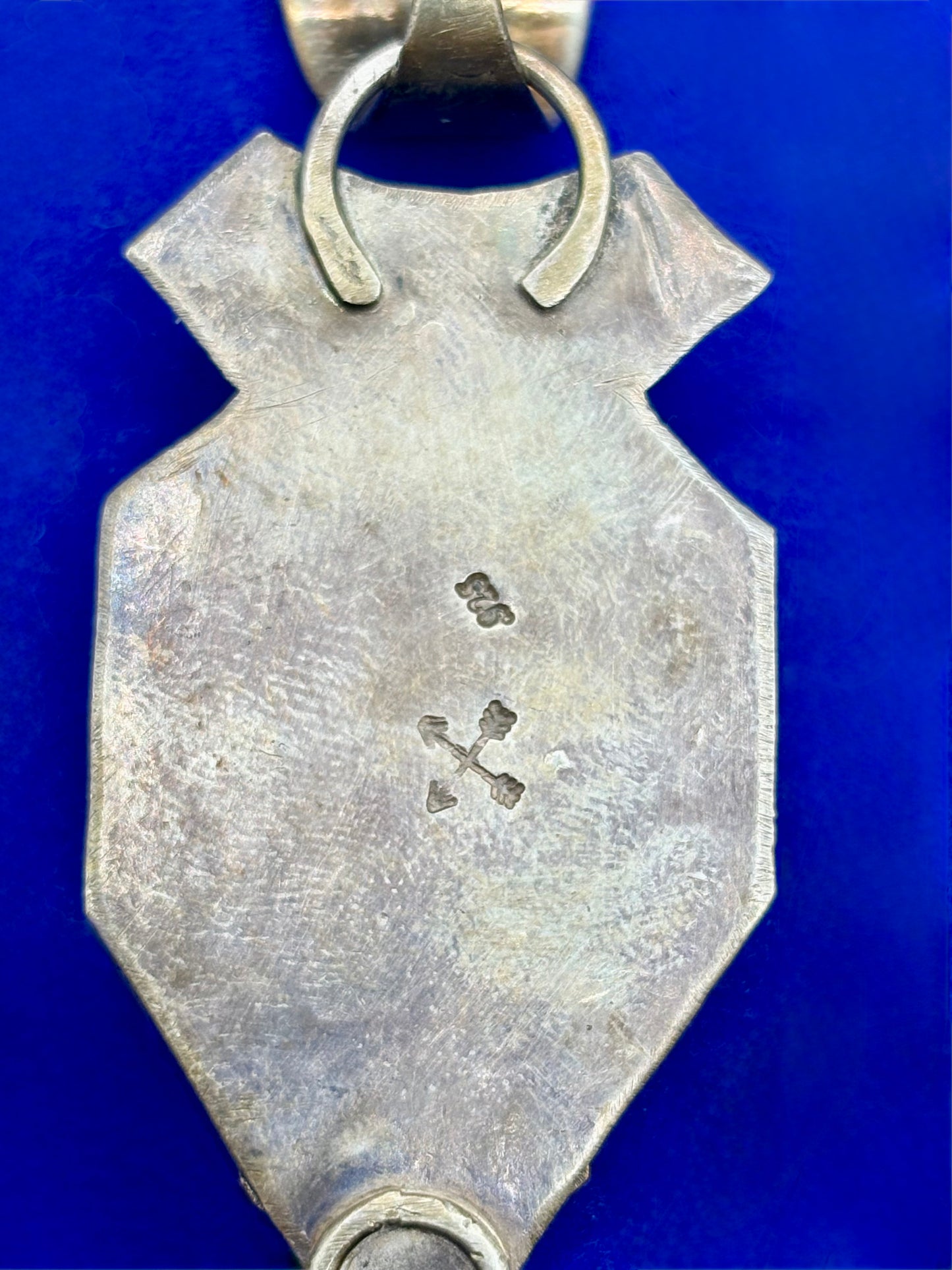 Sterling Silver & Brass Southwestern “Girls With Guns” Pistol Pendant
