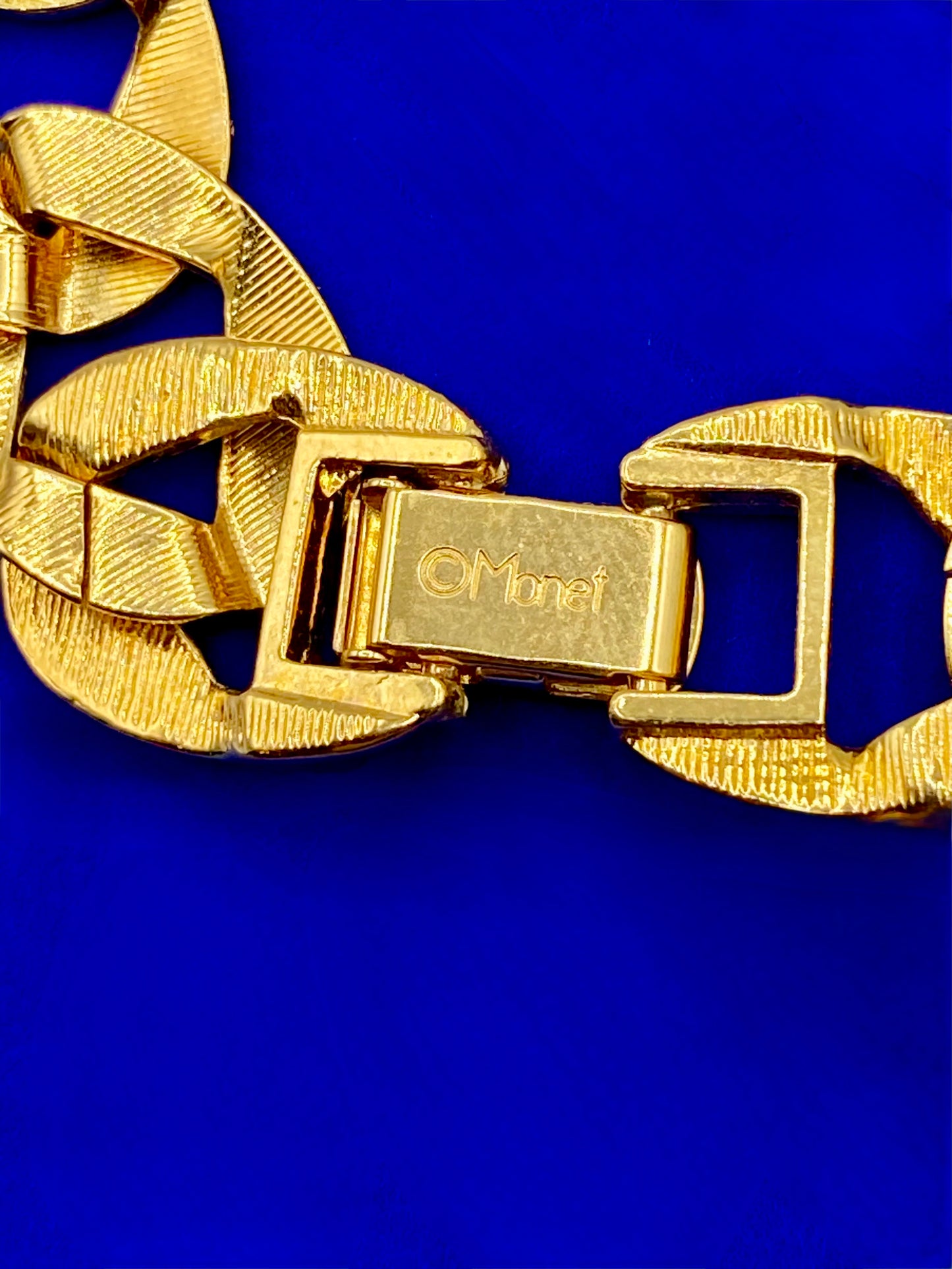 Vintage Gold Tone Monet Link Bracelet