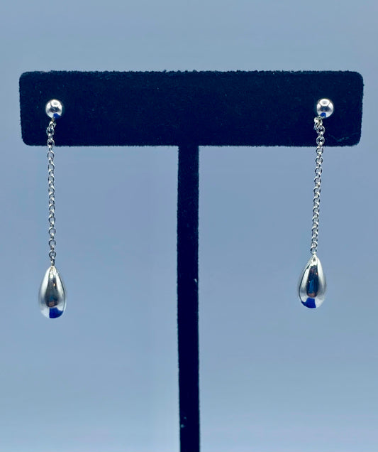 Sterling Silver Dainty Teardrop Earrings