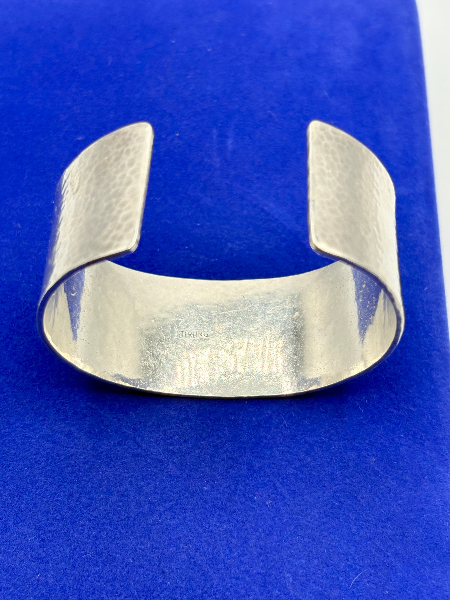 Sterling Silver Hammered Cuff Bracelet