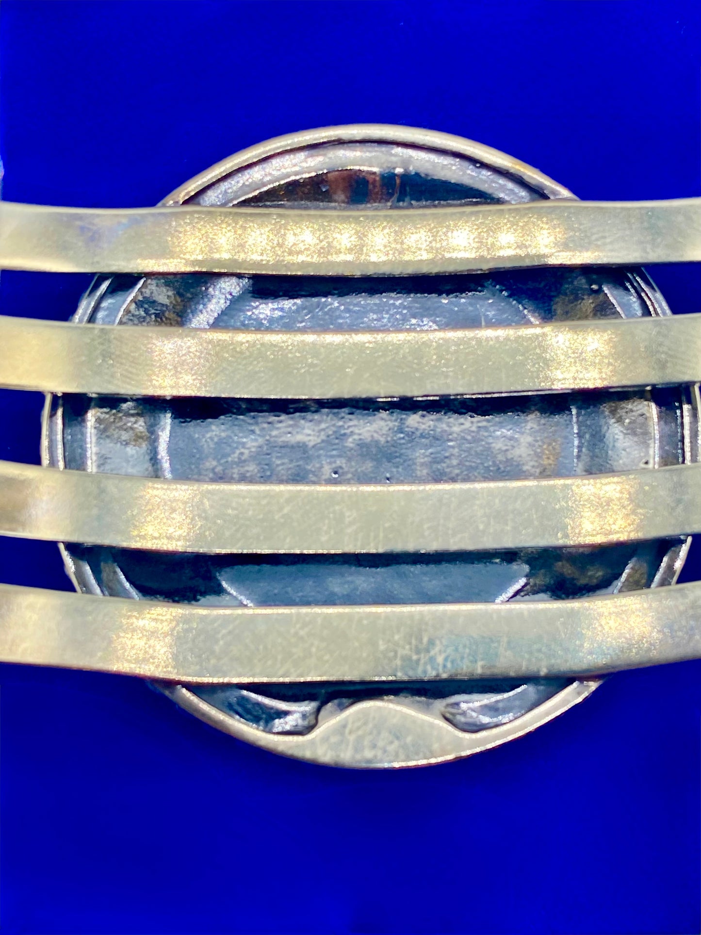 Sterling Silver & 14K Carolyn Pollack Relios Cuff Bracelet