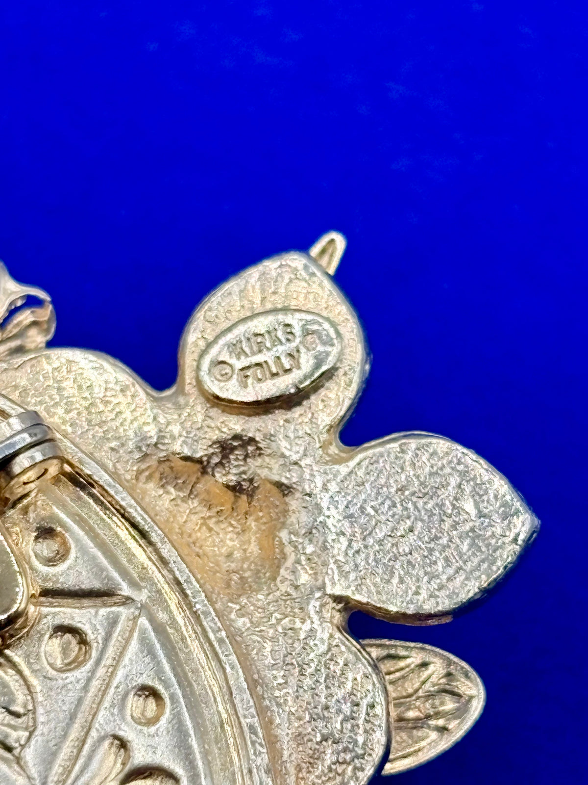 Kirks Folly Gold Tone “Fairy Wishing Pool” Brooch