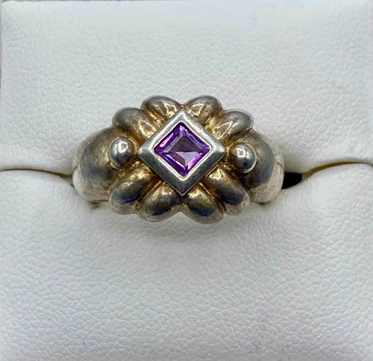 Sterling Silver Amethyst Ring
